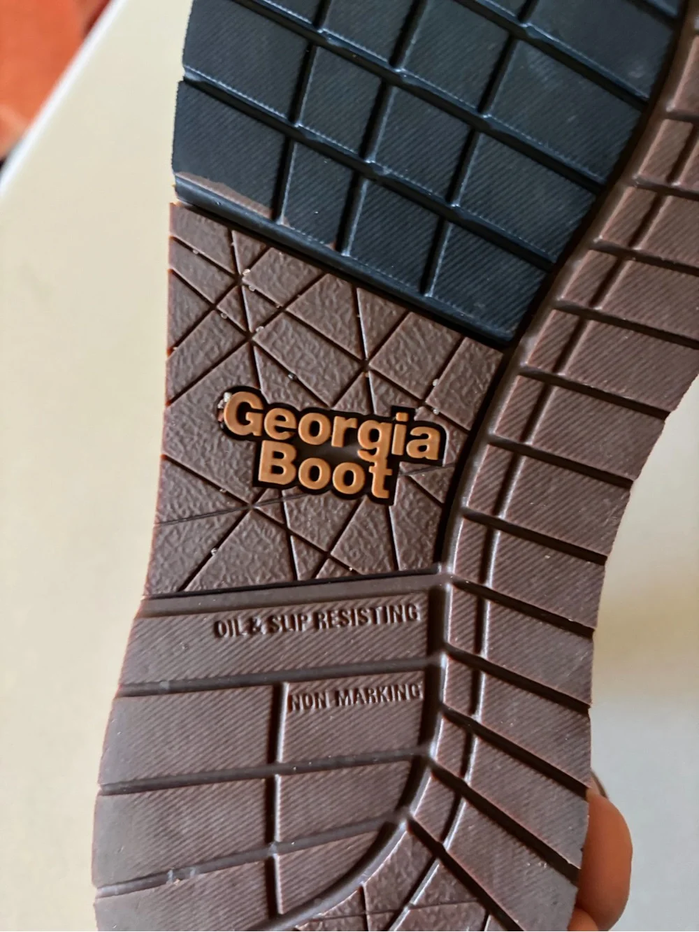 Georgia boot  Men's Brown Chukka Slip-On Boots